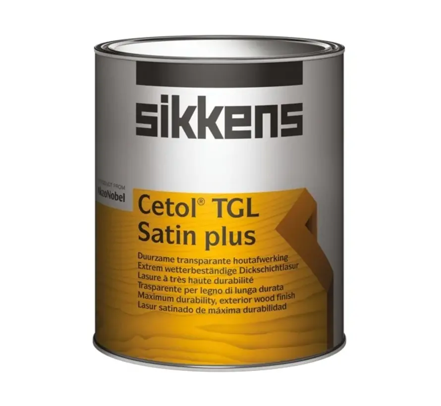 Sikkens Cetol TGL Satin | Zijdeglans Transparante Beits - 1 LTR 