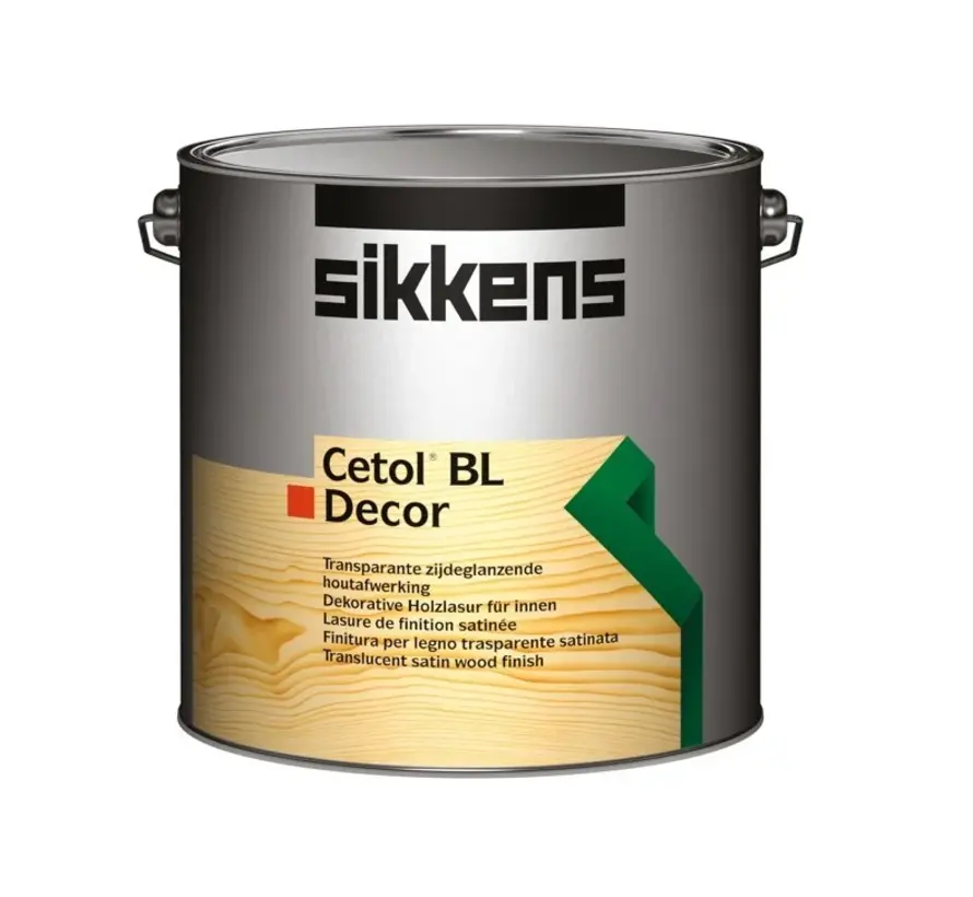 Sikkens Cetol BL Decor | Zijdeglans Blanke Lak - 1 LTR 