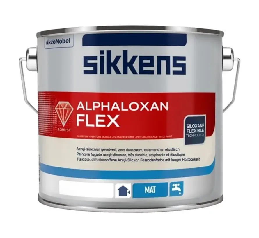 Sikkens Alphaloxan Flex | Matte Gevelverf - 2,5 LTR 
