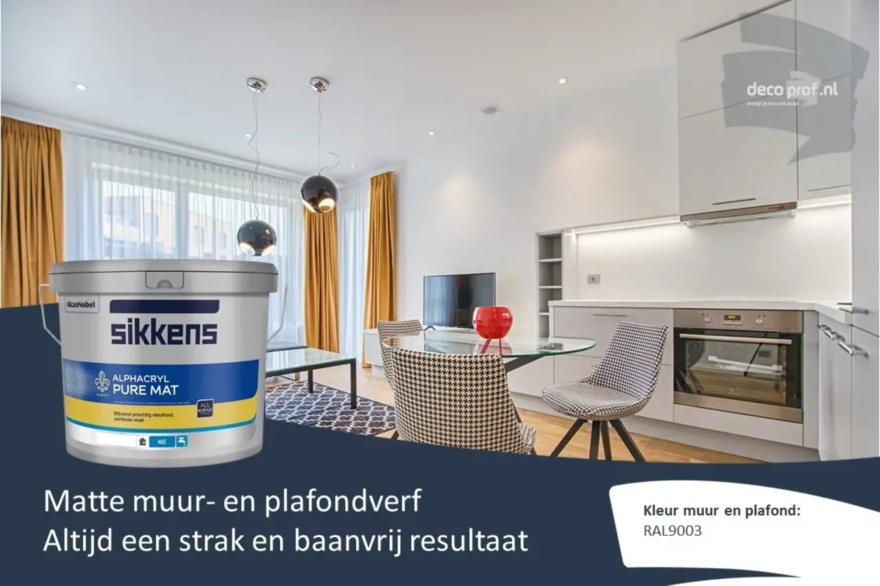 Sikkens Alphacryl Pure Mat SF | Matte Muurverf Sikkens Alphacryl Pure Mat SF | Matte Muurverf