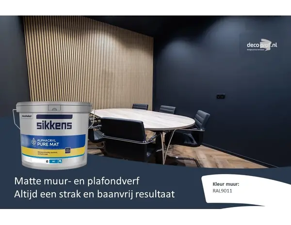 Sikkens Alphacryl Pure Mat SF | Matte Muurverf Sikkens Alphacryl Pure Mat SF | Matte Muurverf