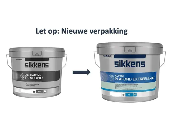 Sikkens Alphacryl Plafond | Matte Plafondverf Sikkens Alphacryl Plafond | Matte Plafondverf