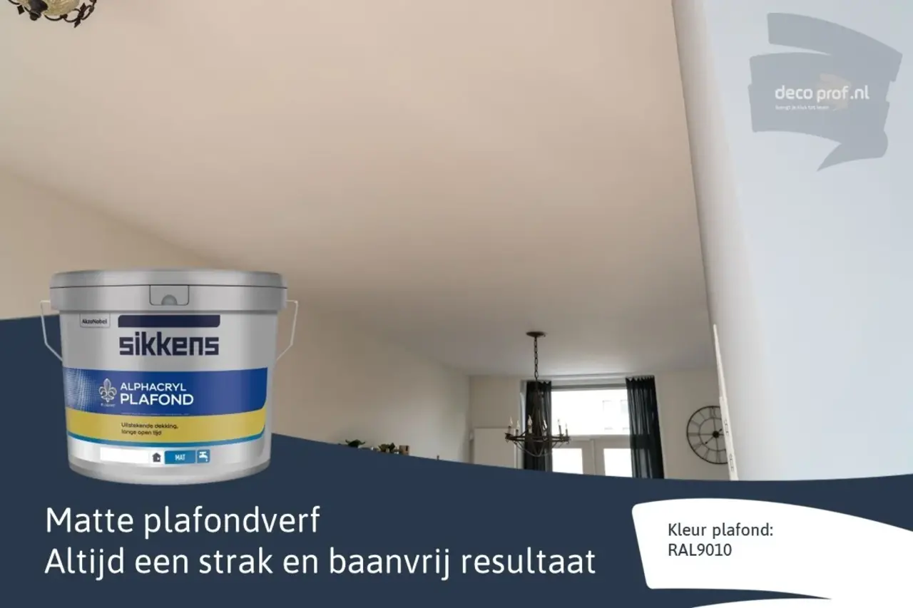 Sikkens Alphacryl Plafond | Matte Plafondverf Sikkens Alphacryl Plafond | Matte Plafondverf