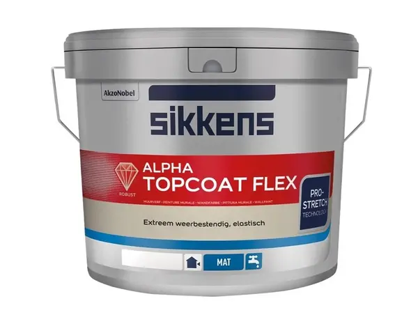 Sikkens Alpha Topcoat Flex | Matte Gevelverf