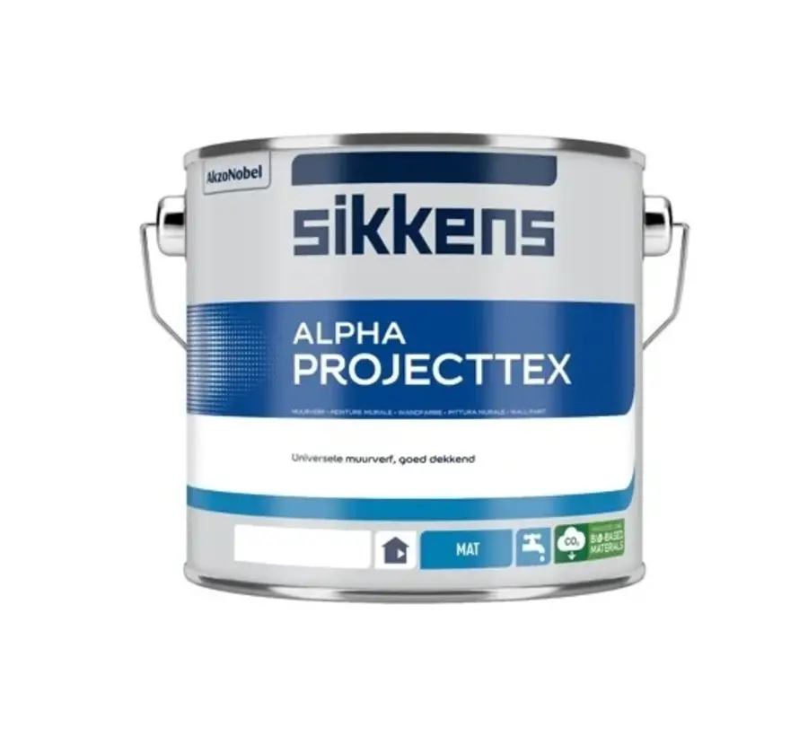 Sikkens Alpha Projecttex | Matte Muurverf - 10 LTR 