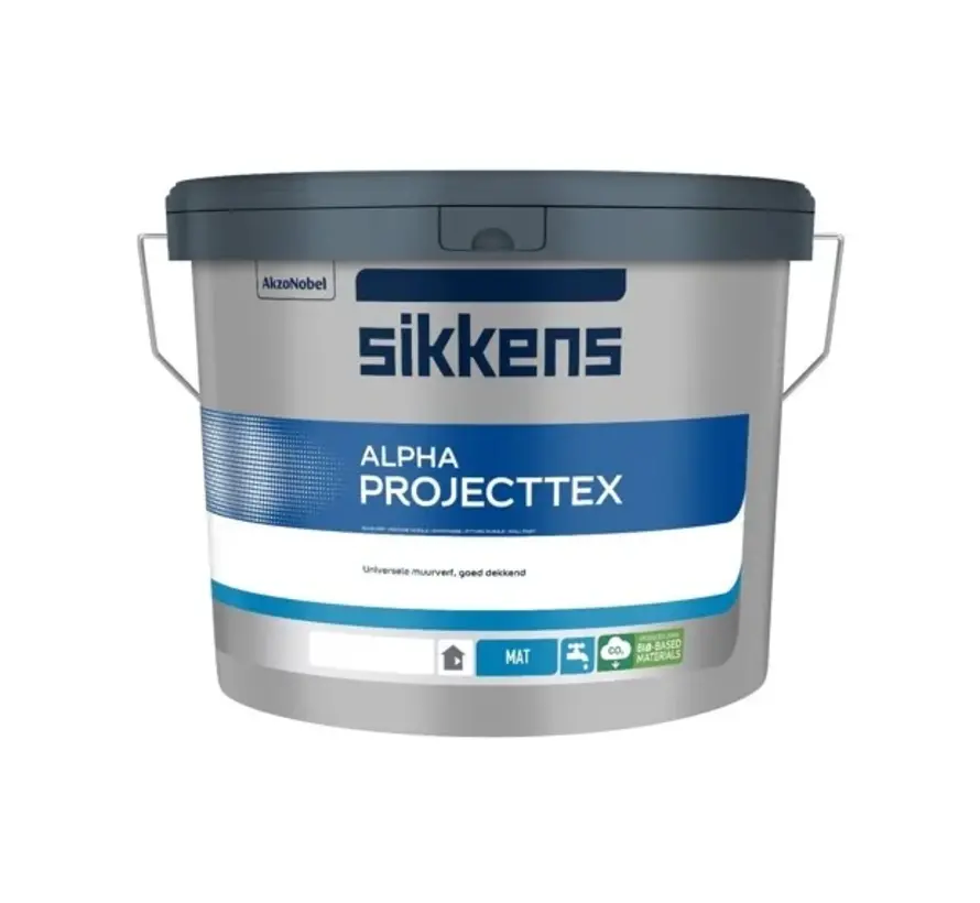 Sikkens Alpha Projecttex | Matte Muurverf - 10 LTR 