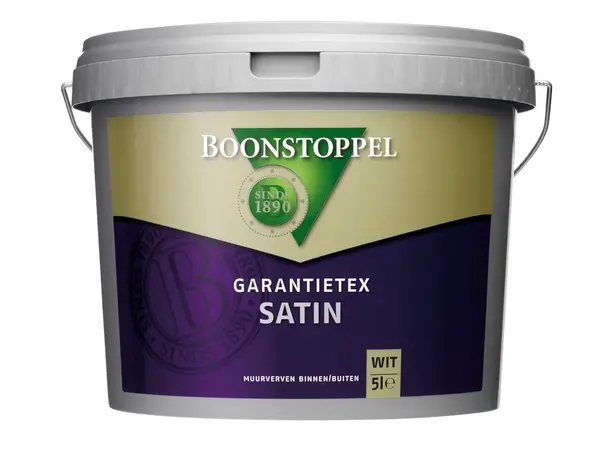 Boonstoppel Garantietex Satin | Zijdeglans Muurverf en Plafondverf Boonstoppel Garantietex Satin | Zijdeglans Muurverf en Plafondverf