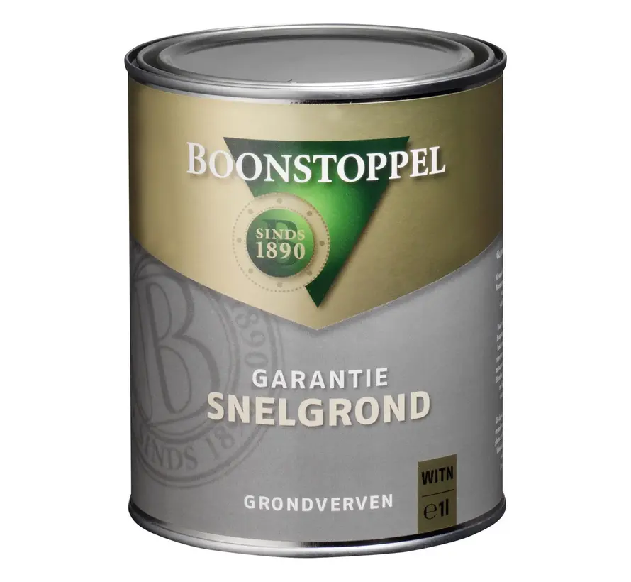 Boonstoppel Garantie Snelgrond | Sneldrogende Grondverf Buiten - 1 LTR 