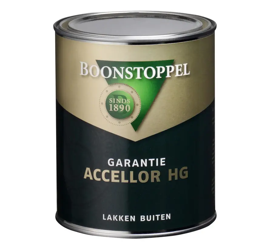 Boonstoppel Garantie Accellor Hoogglans | Sneldrogende Lakverf Buiten - 1 LTR 