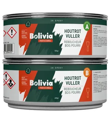 Bolivia Epoxy Houtrotvuller Set
