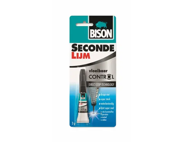 Bison Secondelijm Vloeibaar Control Bison Secondelijm Vloeibaar Control
