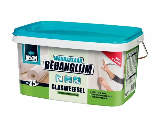 Bison Wand&Klaar Behanglijm Glasweefsel Bison Wand&Klaar Behanglijm Glasweefsel