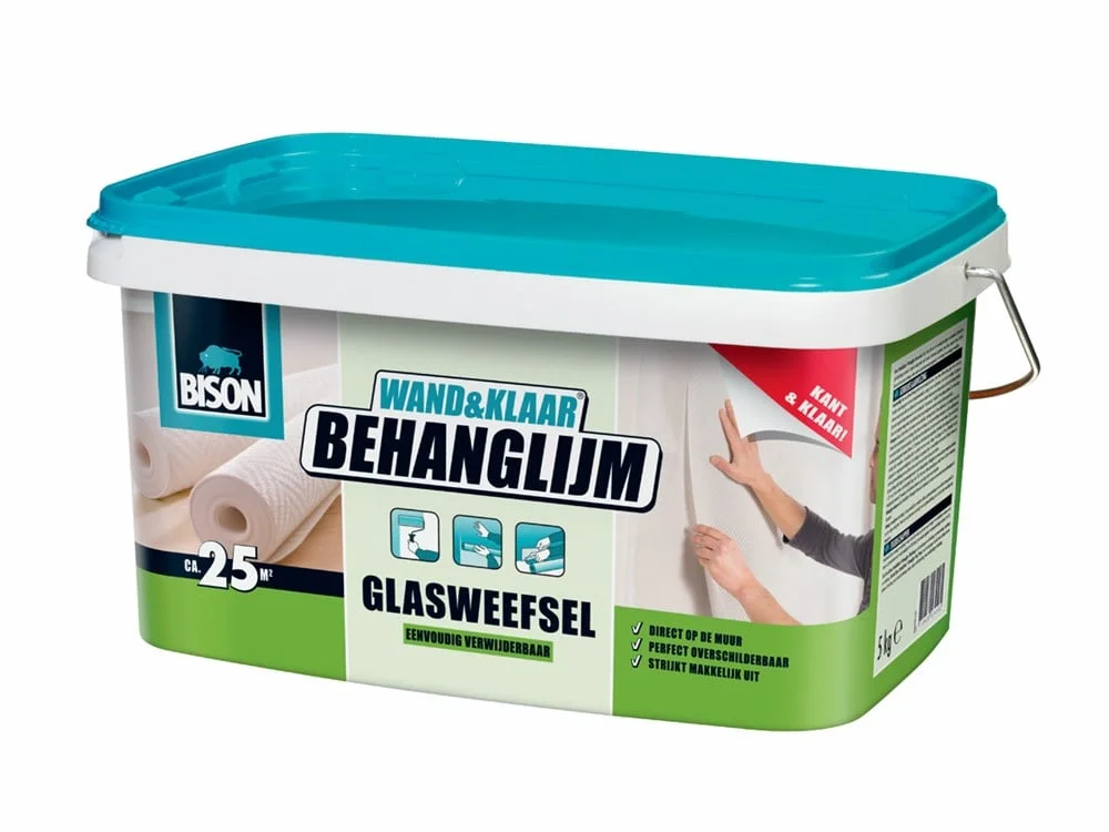 Wand&Klaar Behanglijm Glasweefsel | 5 KG