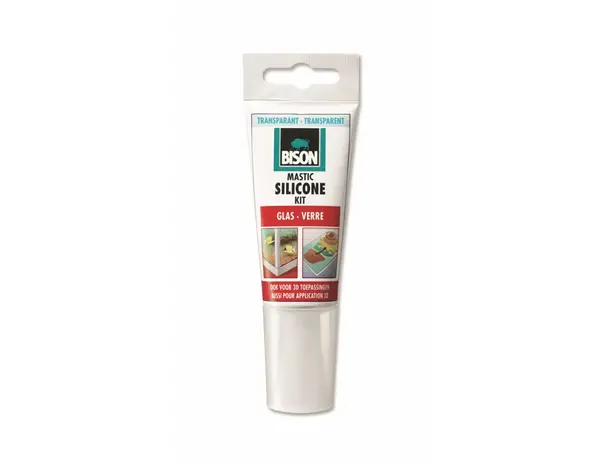 Bison Siliconenkit Glas