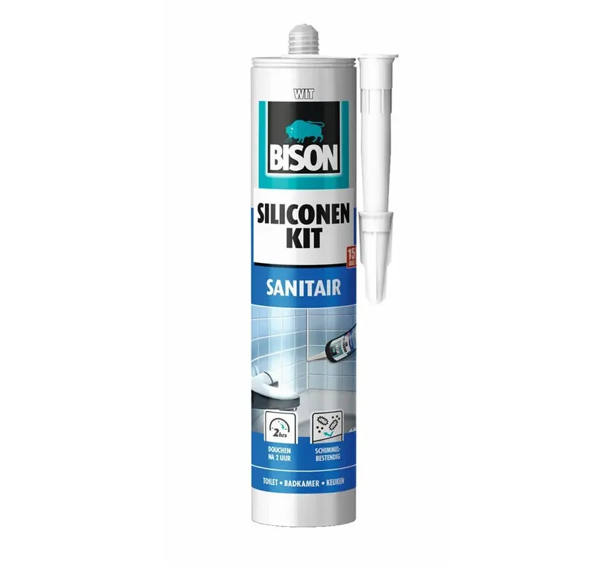 Bison Siliconenkit Sanitair - 300 ML 