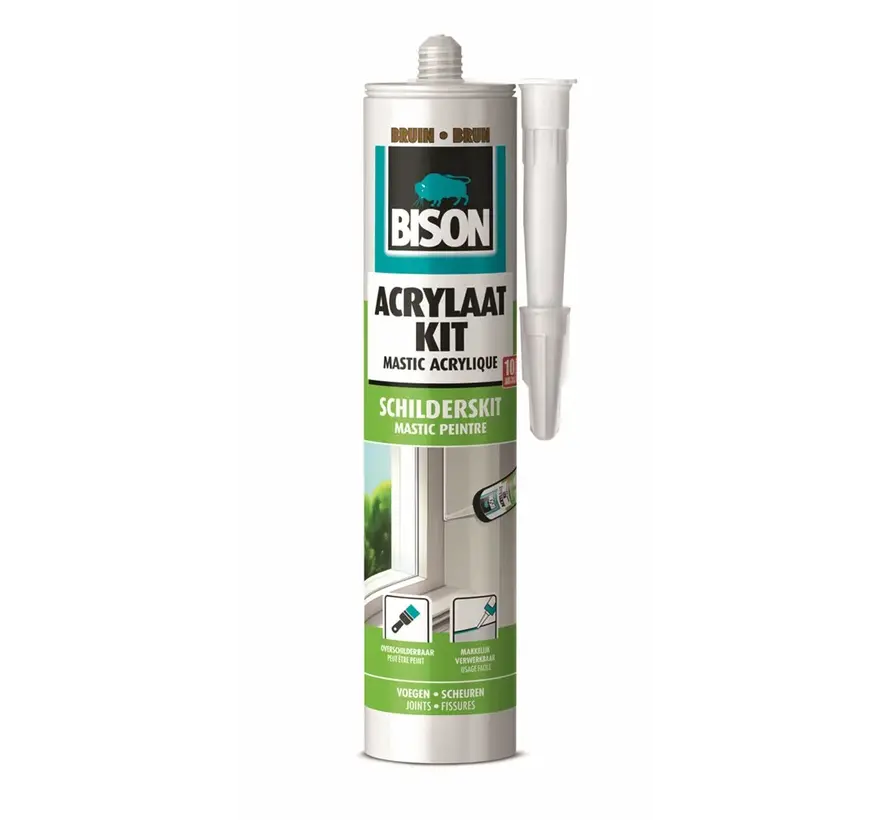 Bison Acrylaatkit - Wit