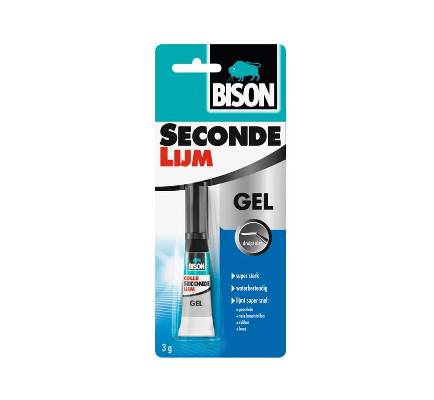 Bison Secondelijm Gel - 3 GR