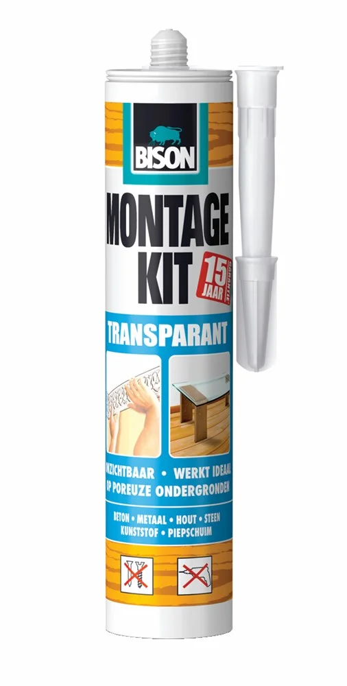 Bison Montagekit Transparant 310g