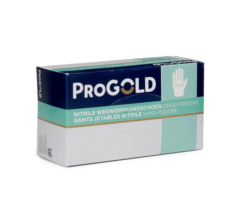 Progold Handschoen Nitrile Disposable - Maat L 