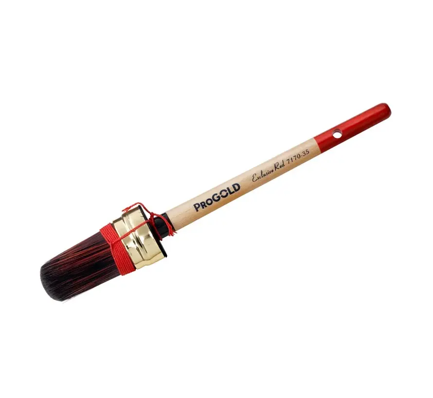 Progold Ovale Kwast Exclusive Red 7170 - Maat 35