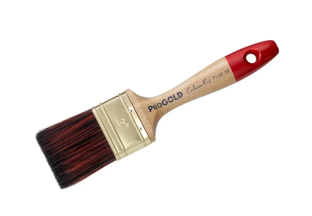 Progold Platte Kwast Exclusive Red 7150 Progold Platte Kwast Exclusive Red 7150