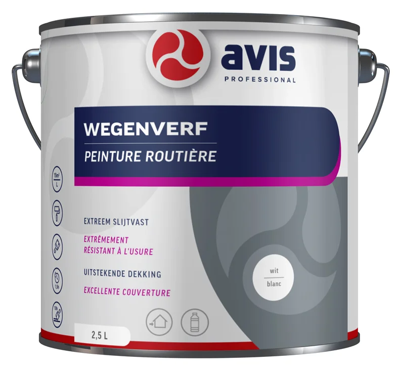 Wegenverf Wit | 2,5 LTR