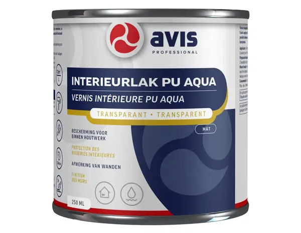 Avis Interieurlak PU Aqua Mat