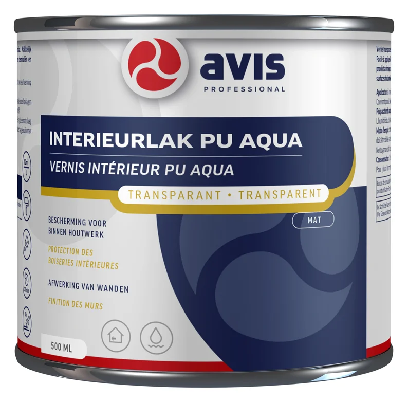 Interieurlak PU Aqua Mat | 500 ML