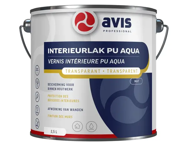 Avis Interieurlak PU Aqua Mat