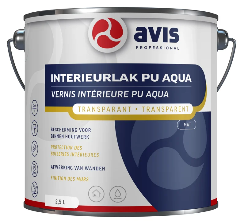 Interieurlak PU Aqua Mat | 2,5 LTR