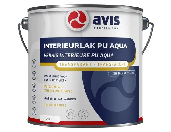 Avis Interieurlak PU Aqua Zijdeglans Avis Interieurlak PU Aqua Zijdeglans