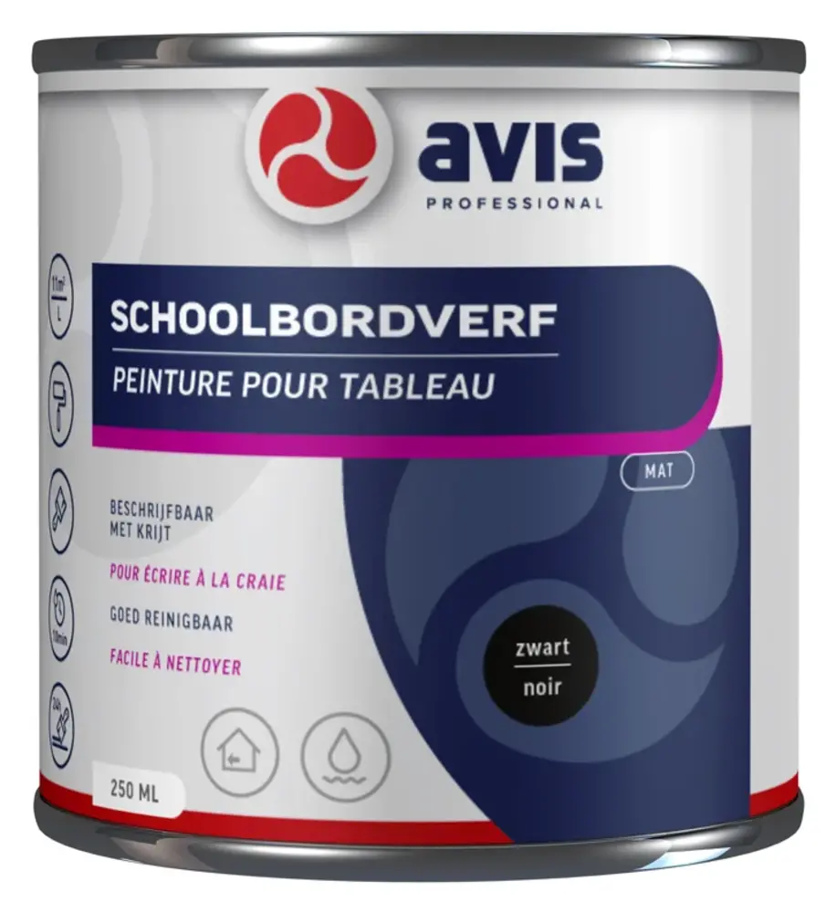 Avis Schoolbordverf Zwart Avis Schoolbordverf Zwart