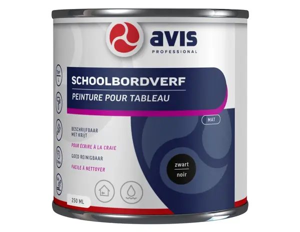 Avis Schoolbordverf Zwart Avis Schoolbordverf Zwart