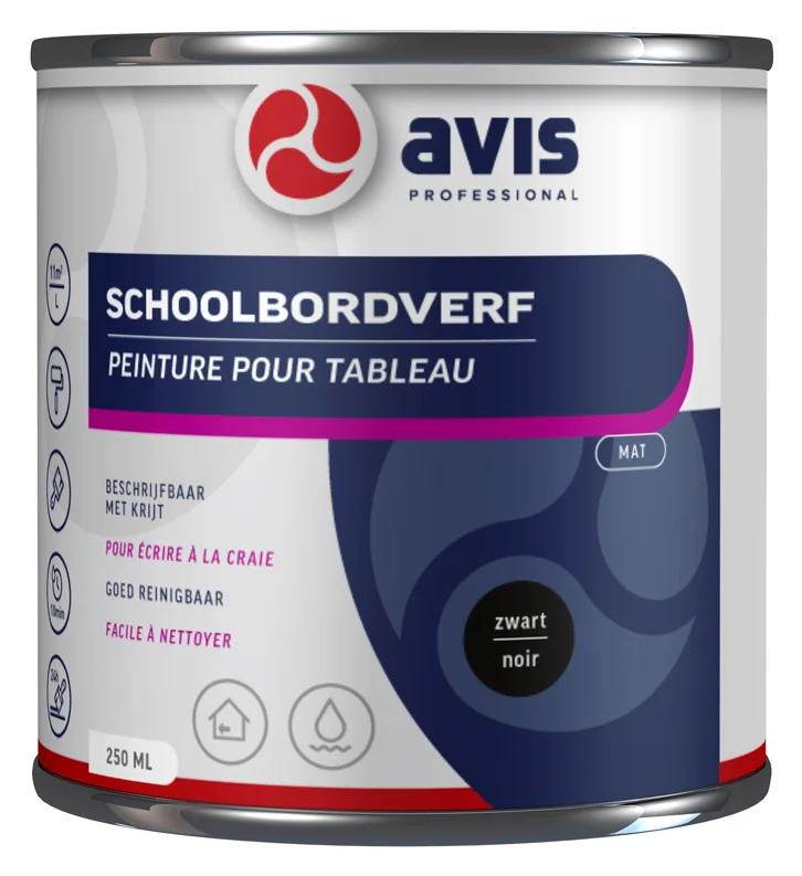 Schoolbordverf Zwart