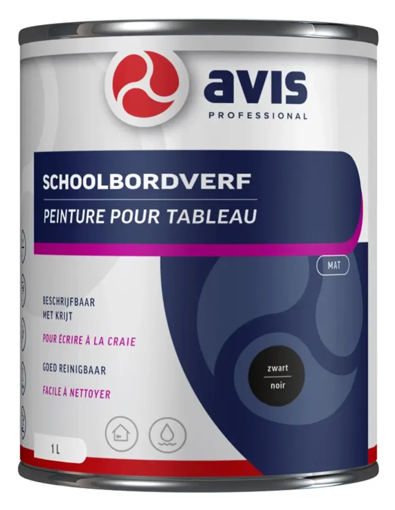 Avis Schoolbordverf Zwart Avis Schoolbordverf Zwart
