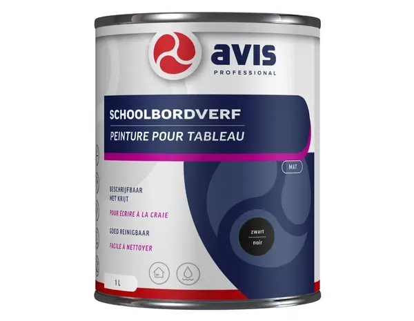 Avis Schoolbordverf Zwart Avis Schoolbordverf Zwart