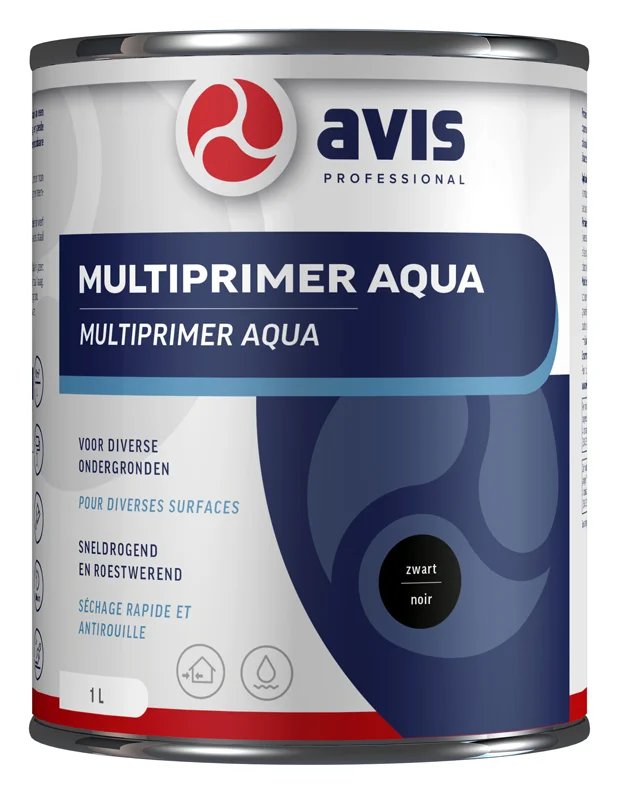 Aqua Multiprimer Zwart | 1 LTR