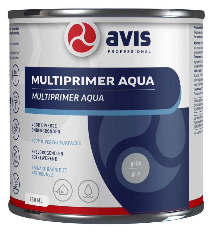 Aqua Multiprimer Grijs | 250 ML