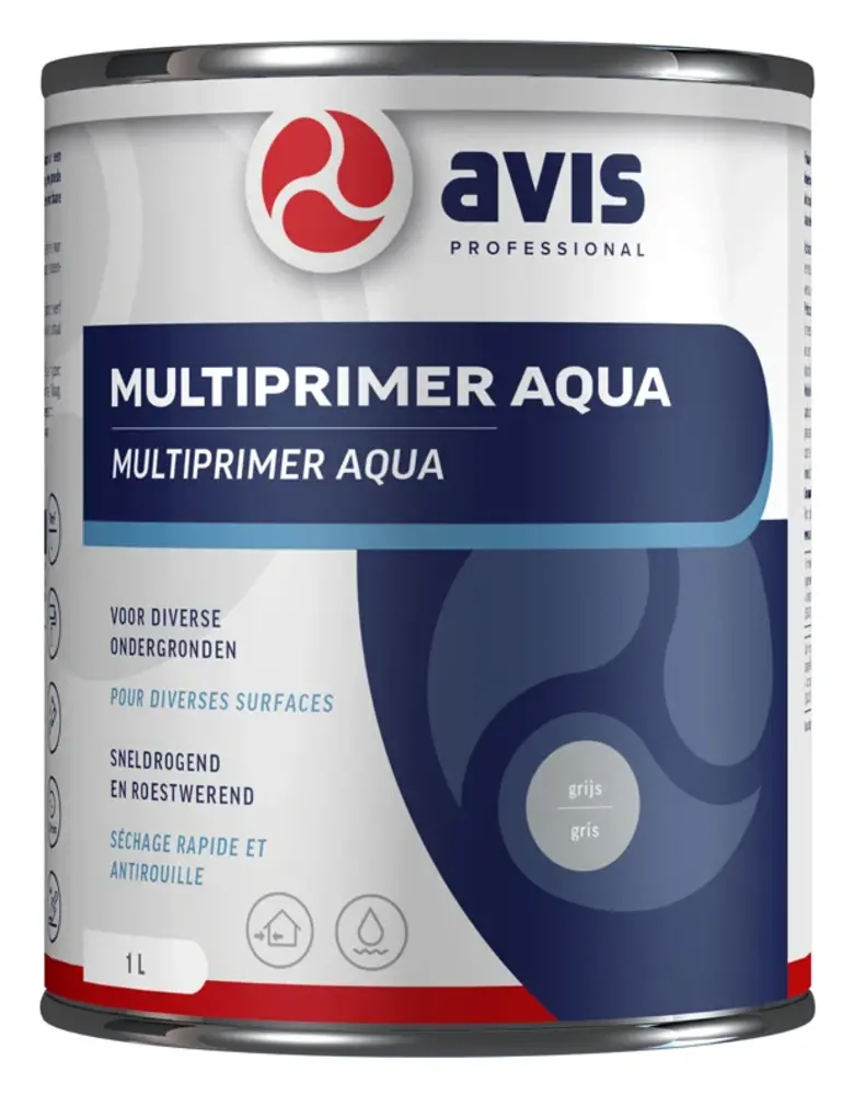 Avis Aqua Multiprimer Grijs Avis Aqua Multiprimer Grijs