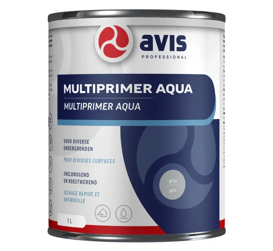 Avis Aqua Multiprimer Grijs - 250 ML