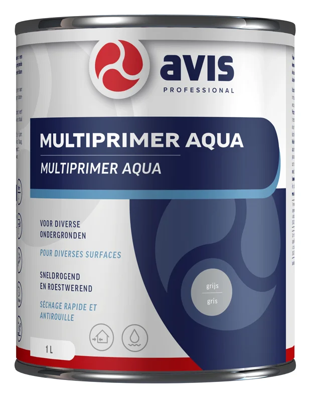 Aqua Multiprimer Grijs | 1 LTR
