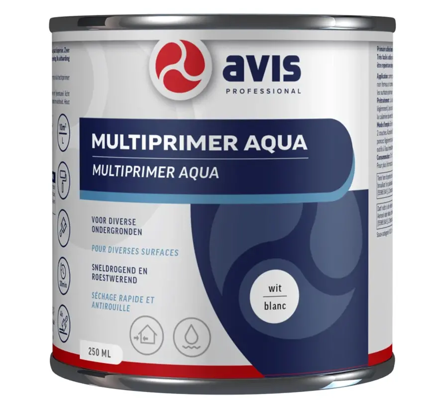 Avis Aqua Multiprimer Wit - 500 ML