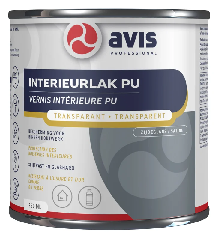Interieurlak PU Zijdeglans | 250 ML
