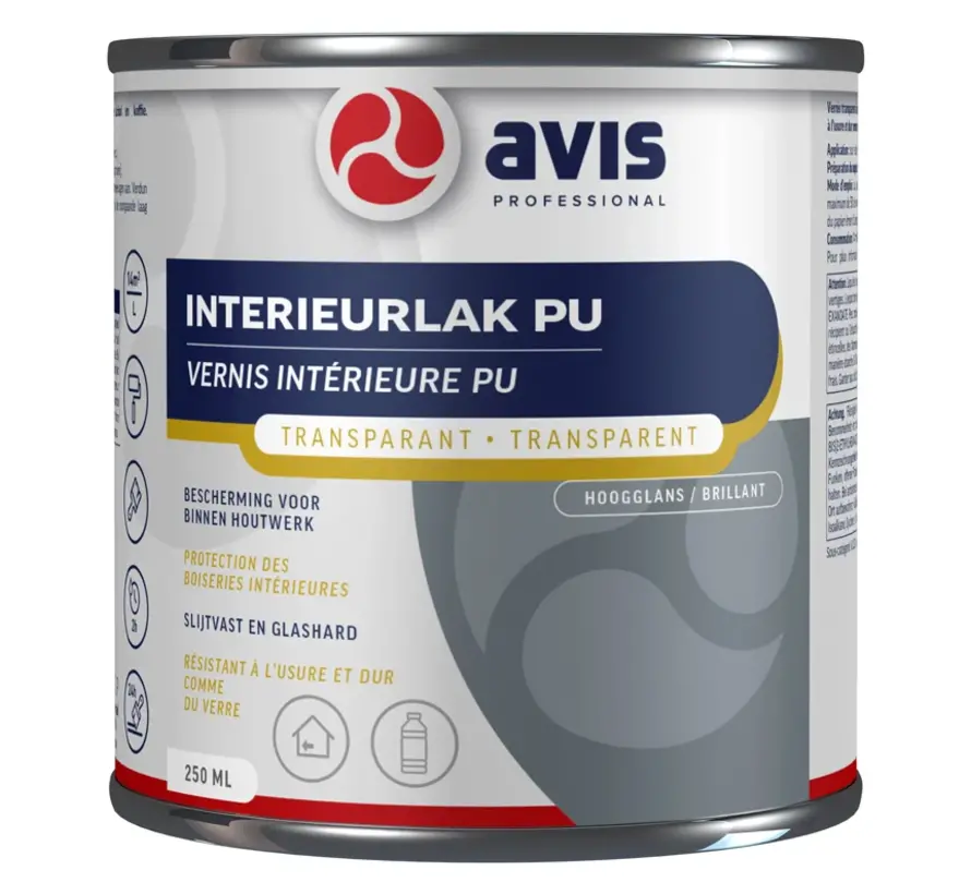 Avis Interieurlak PU Hoogglans - 250 ML