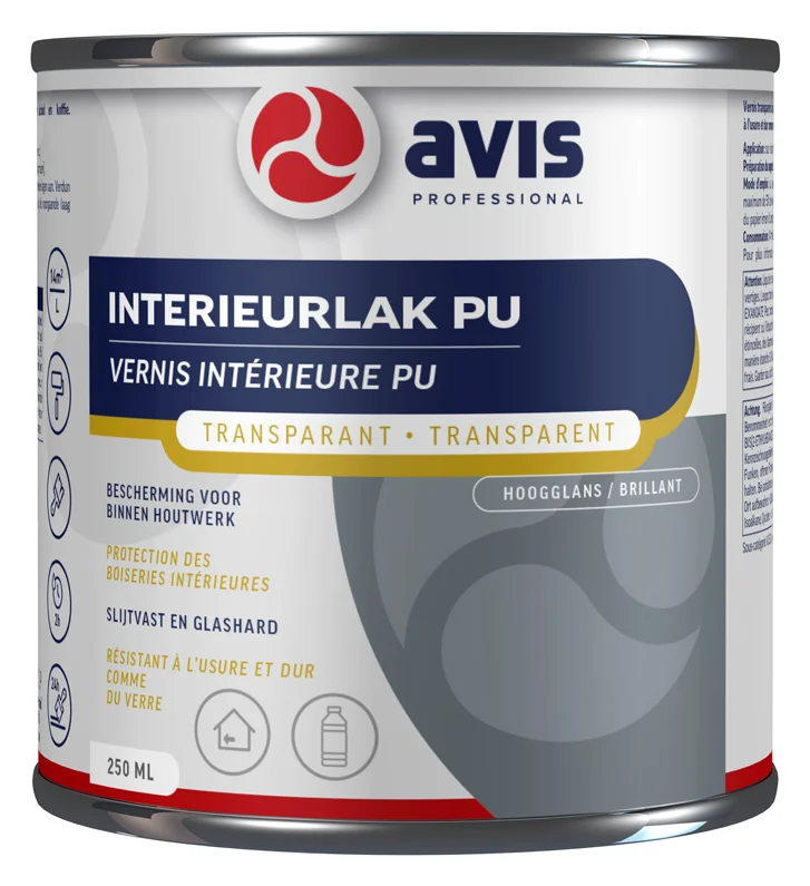 Interieurlak PU Hoogglans | 250 ML