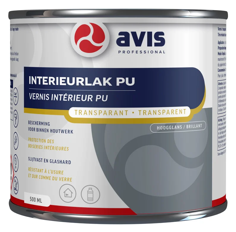 Interieurlak PU Hoogglans | 500 ML