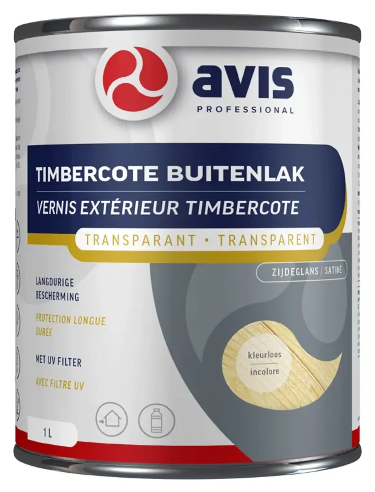 Avis Timbercote Buitenlak Zijdeglans Kleurloos