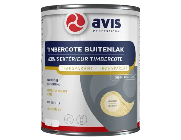 Avis Timbercote Buitenlak Zijdeglans Kleurloos