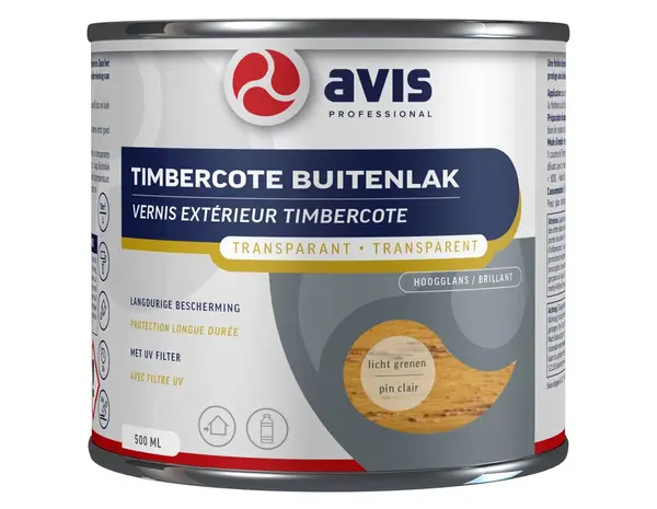 Avis Timbercote Buitenlak Hoogglans Licht Grenen Avis Timbercote Buitenlak Hoogglans Licht Grenen