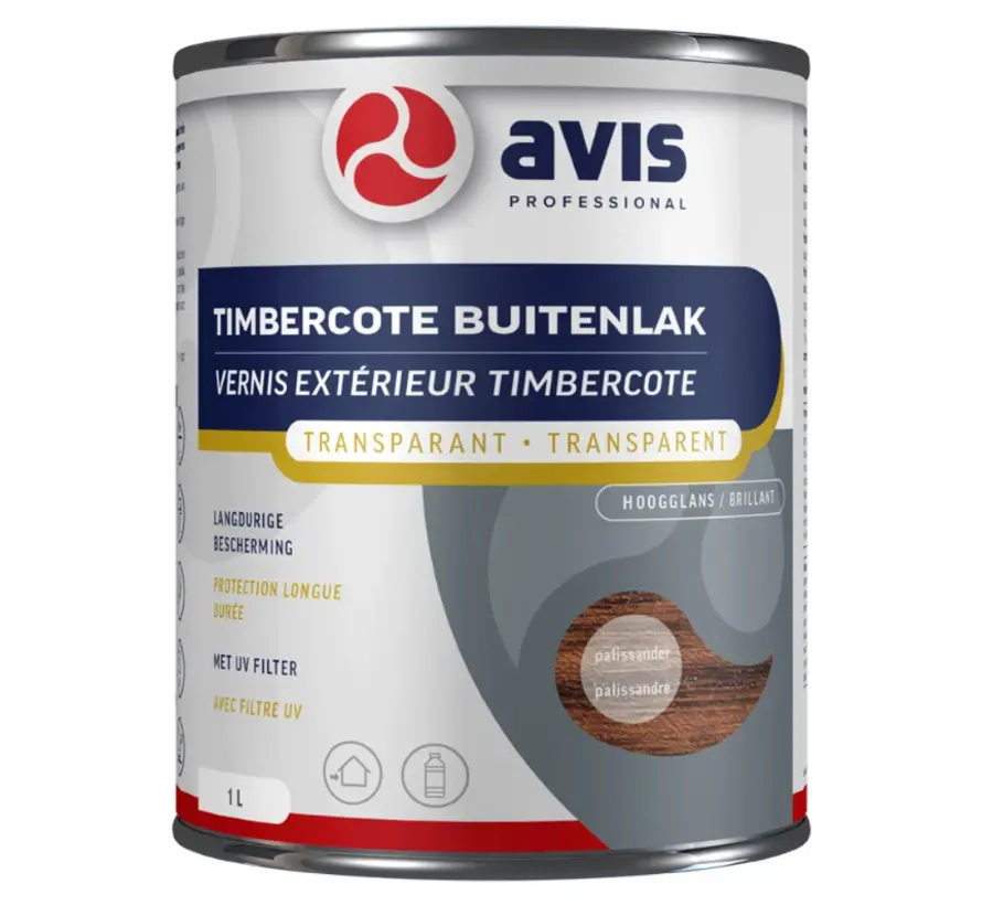 Avis Timbercote Buitenlak Hoogglans Palissander - 500 ML